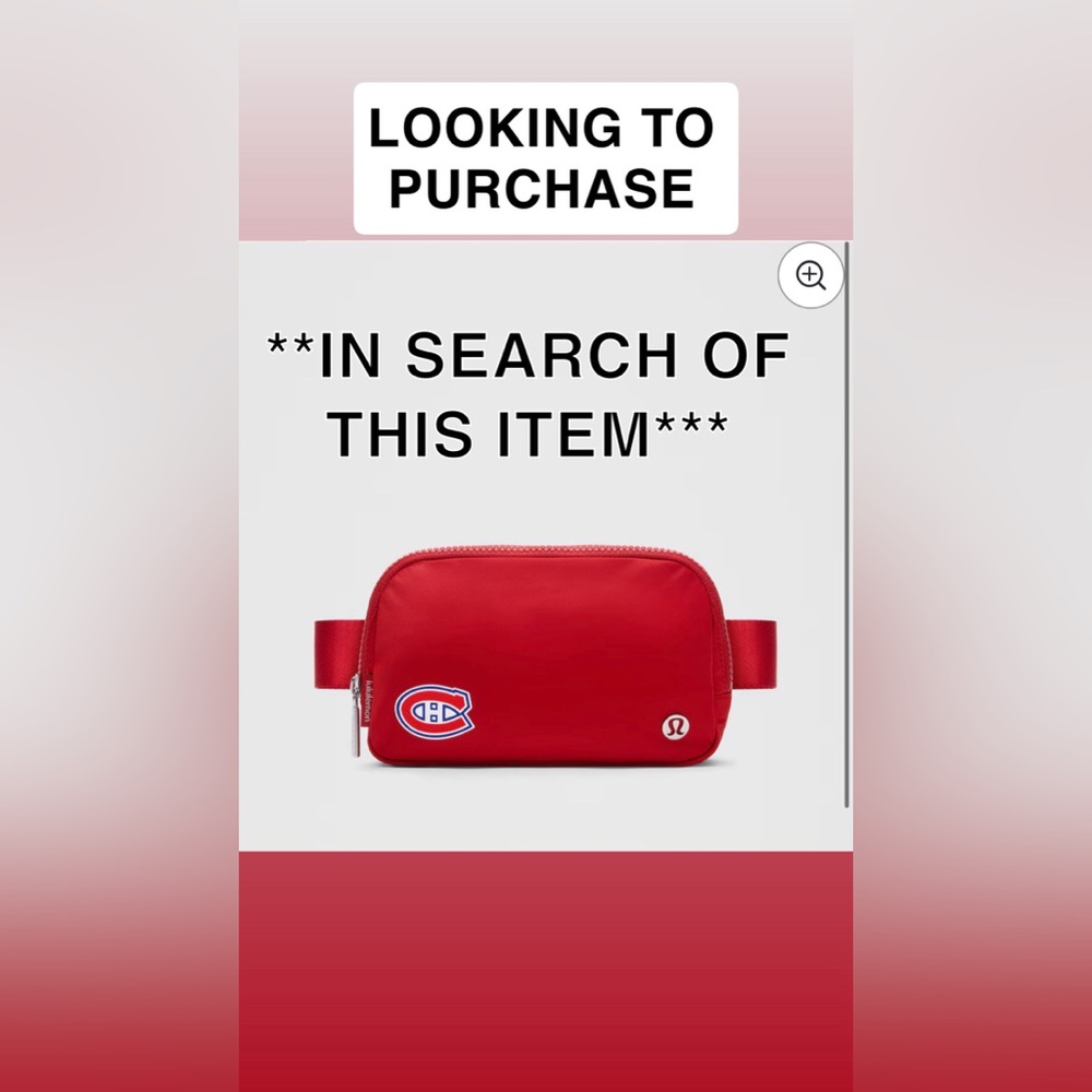 lululemon athletica Red Bag